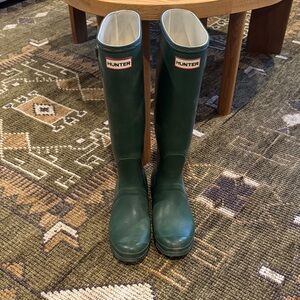 Hunter Forest Green Waterproof Boots